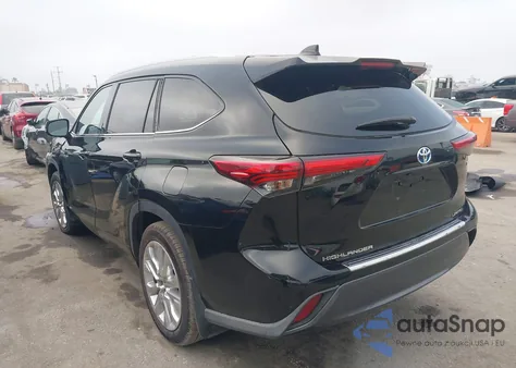 2021 Toyota Highlander Hybrid Limited from USA, damaged, VIN 5TDDBRCH2MS523105